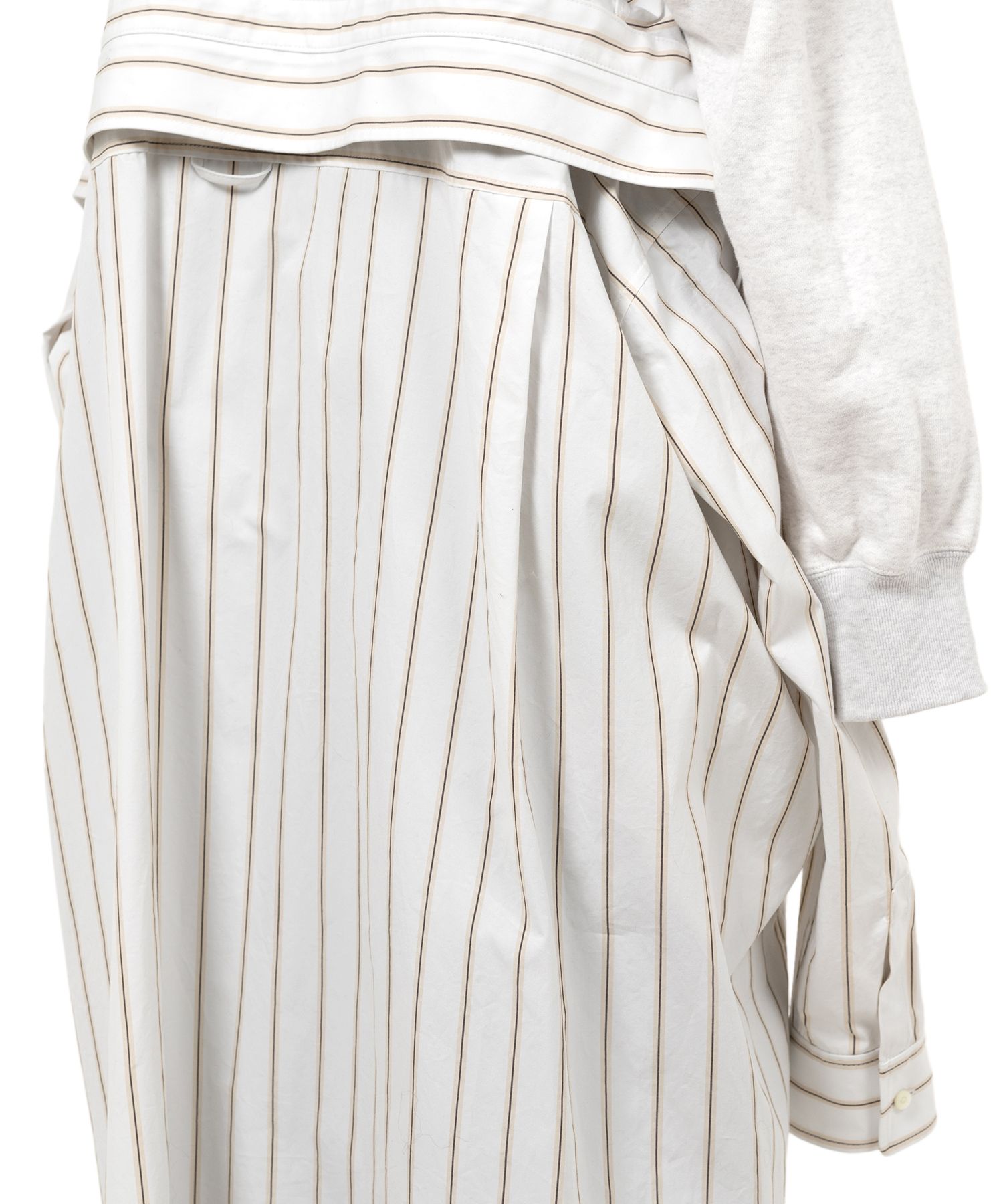 Shirt Combined Half-zip Hoodie Dress