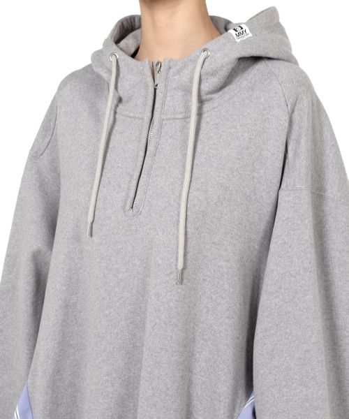 Shirt Combined Half-zip Hoodie Dress
