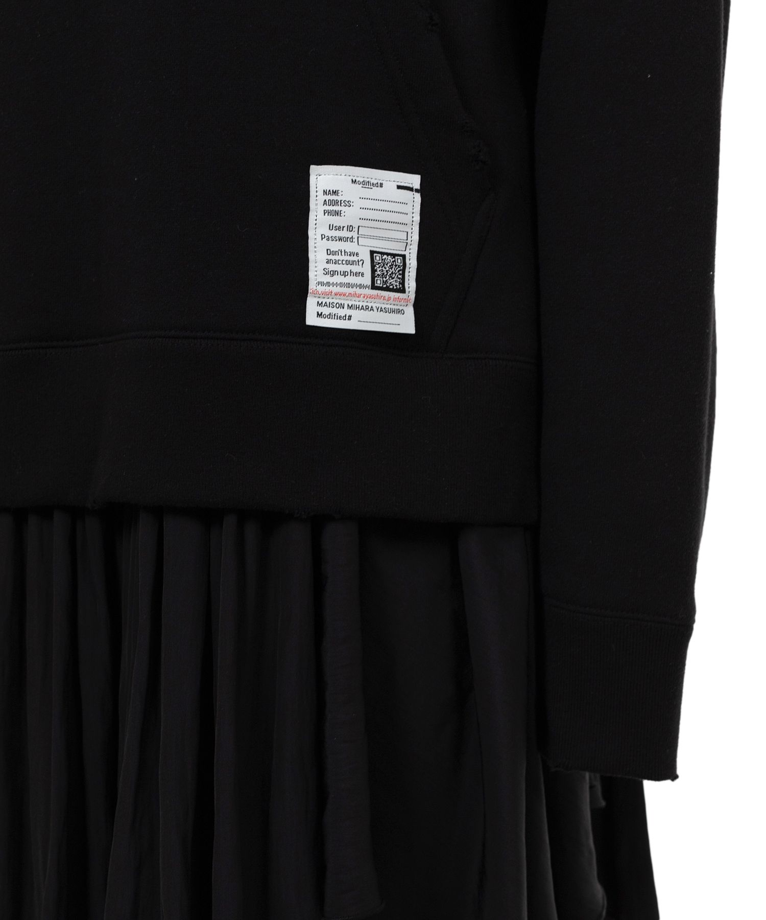 Hoodie Combined Dress