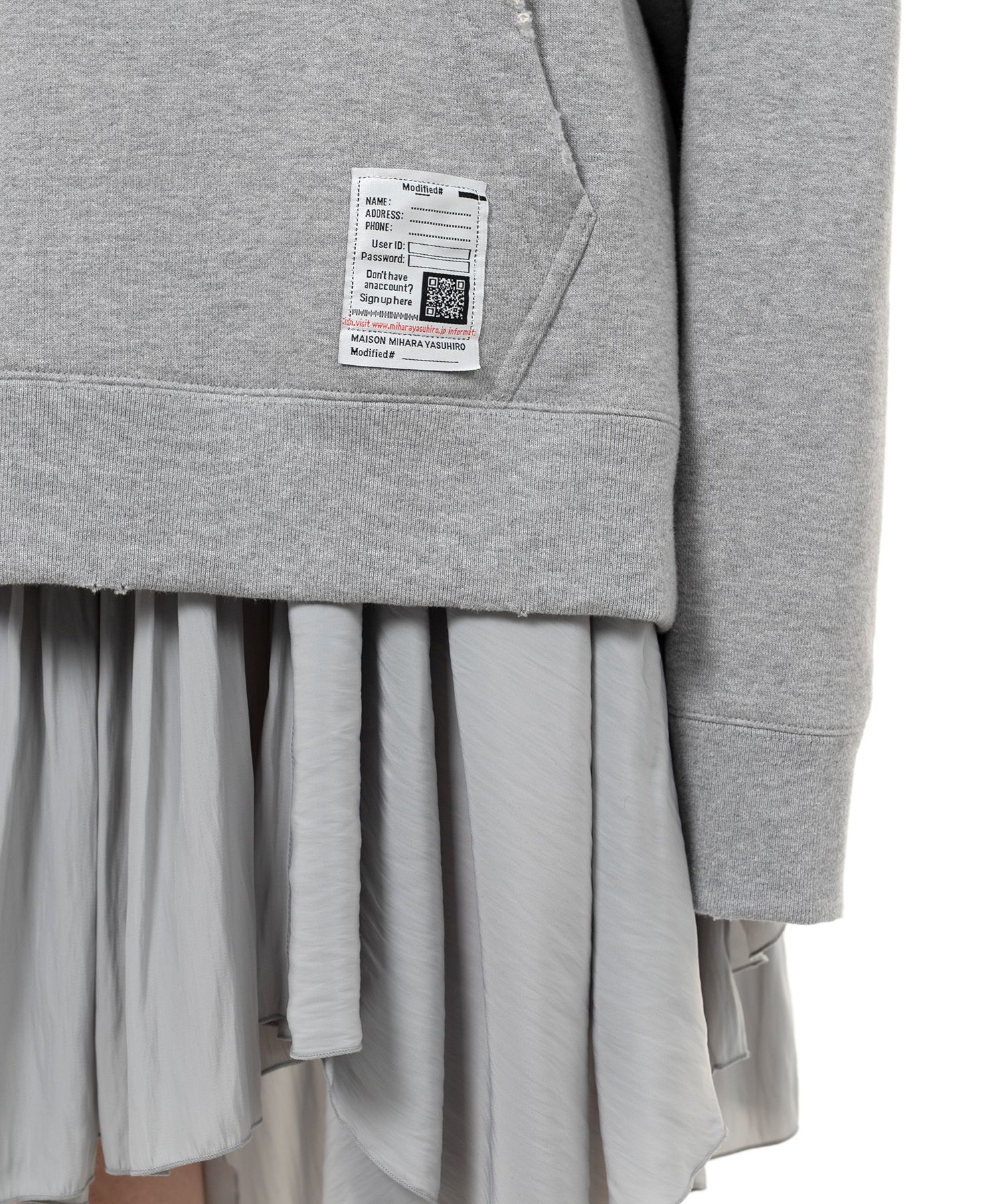 Hoodie Combined Dress