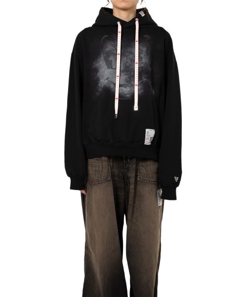 Happy Face Printed Hoodie