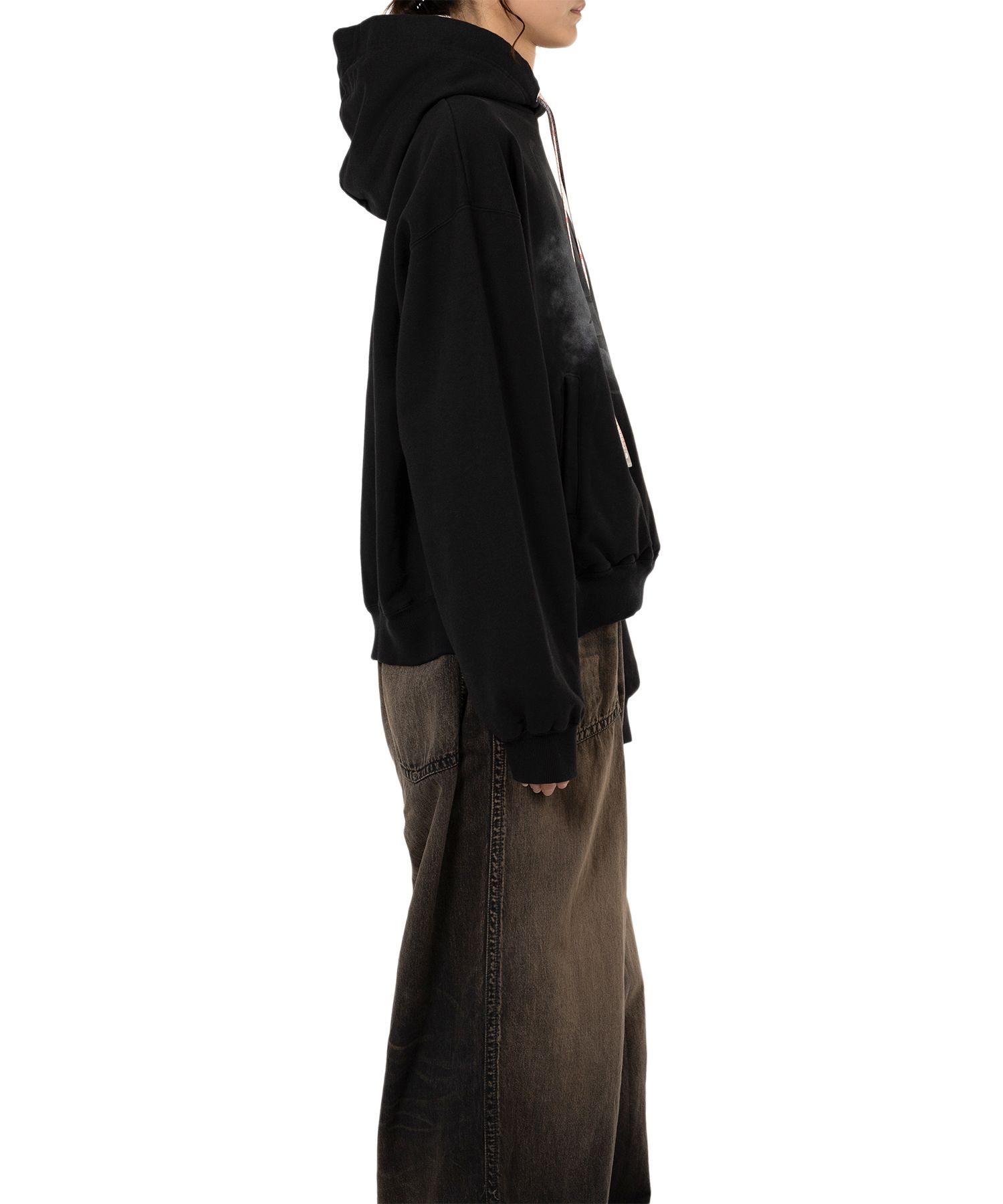 Happy Face Printed Hoodie