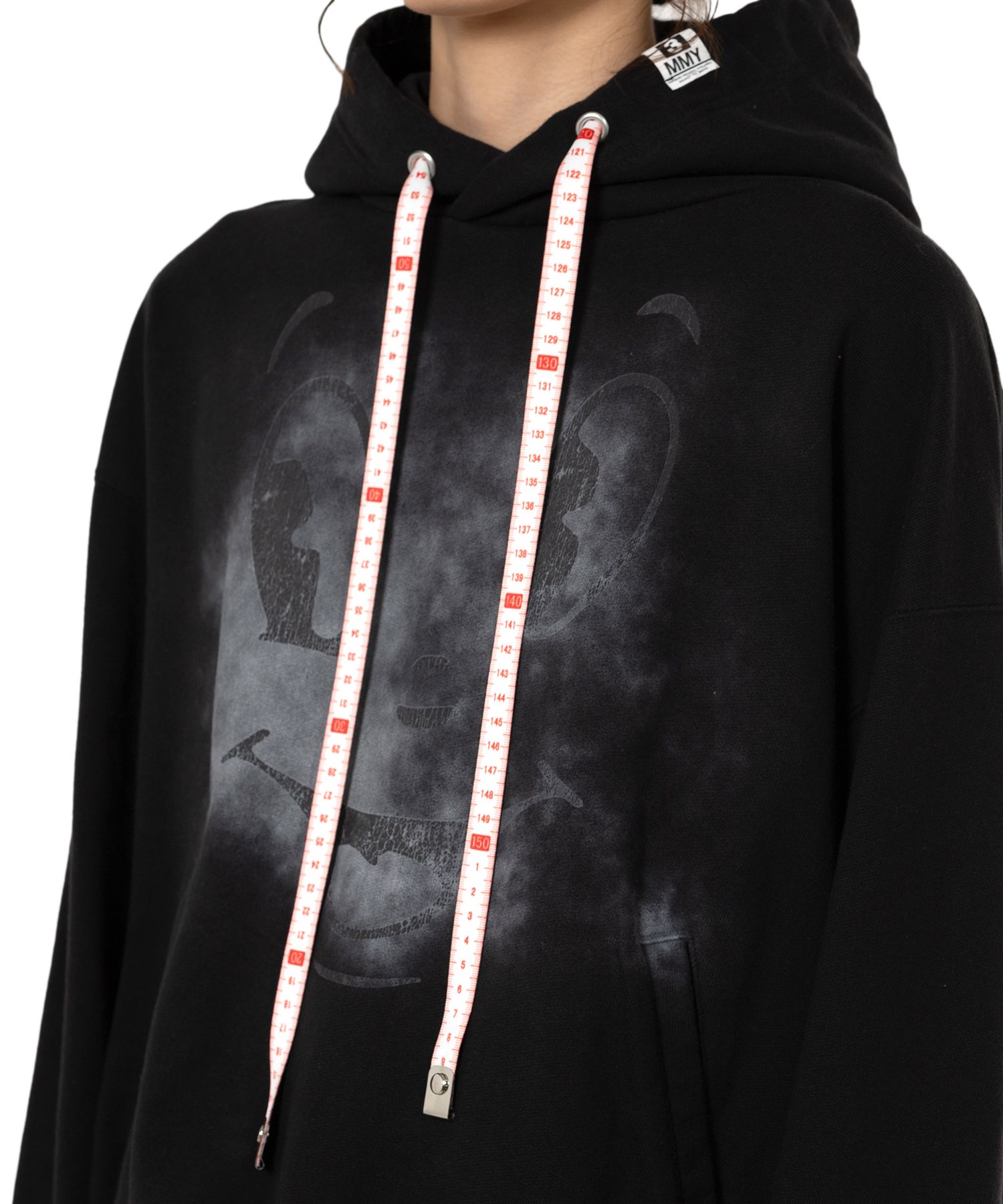 Happy Face Printed Hoodie
