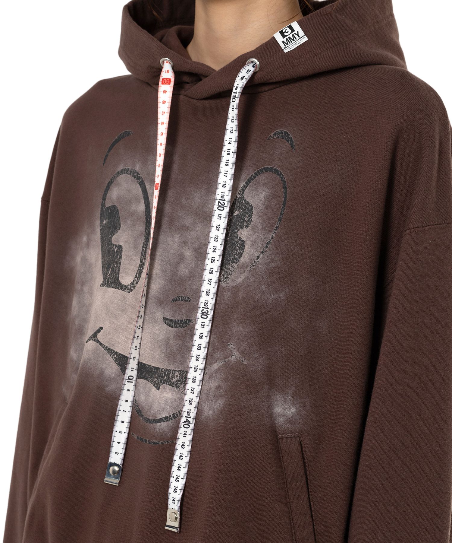 Happy Face Printed Hoodie