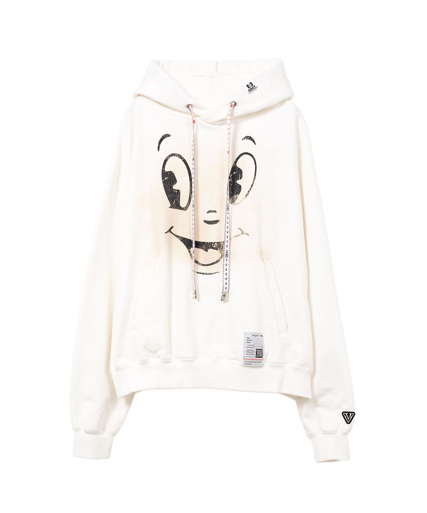 Happy Face Printed Hoodie