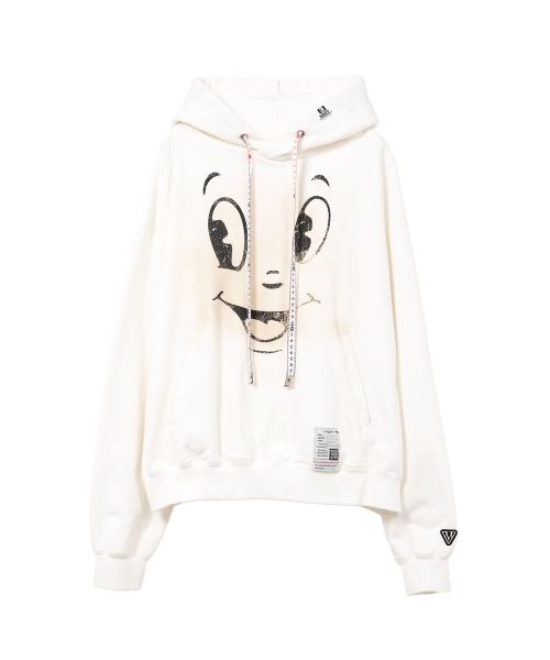 Happy Face Printed Hoodie