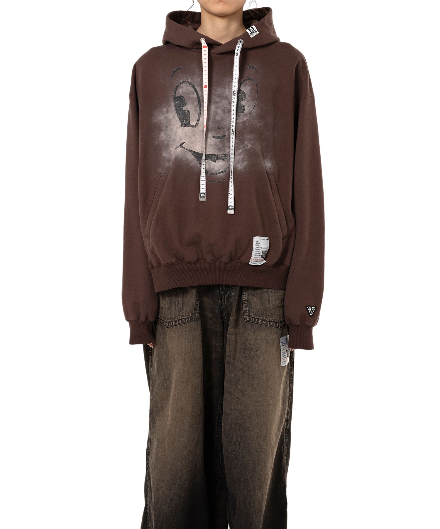 トレーナー スウェット Happy Face Printed Hoodie レディース Maison MIHARA YASUHIRO ONLINE STORE（メゾンミハラヤスヒロ