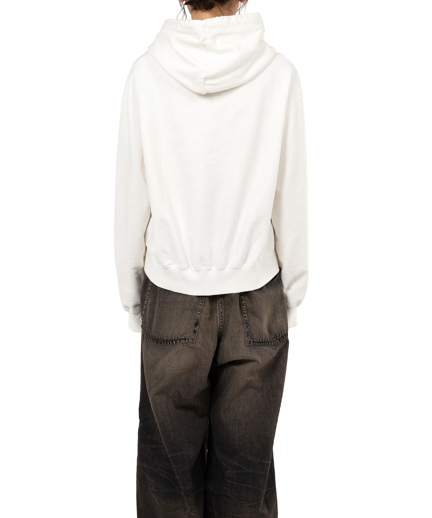メゾンミハラヤスヒロ　Cat Print Distressed Hoodie Maison MIHARA YASUHIRO ONLINE STORE（メゾンミハラヤスヒロ