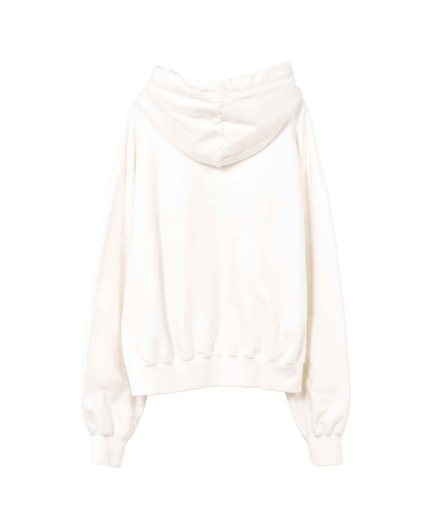 Cat Printed Embellished Distressed Hoodie