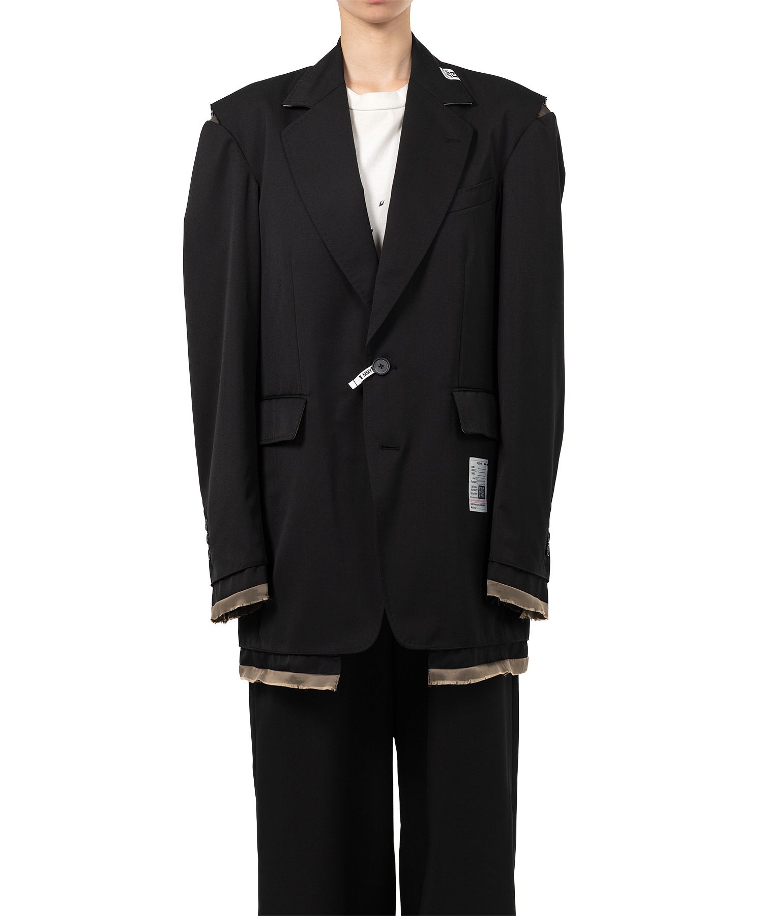 メゾンミハラヤスヒロ　オーバーリネンストライプジャケット Maison MIHARA YASUHIRO ONLINE STORE（メゾンミハラヤスヒロ