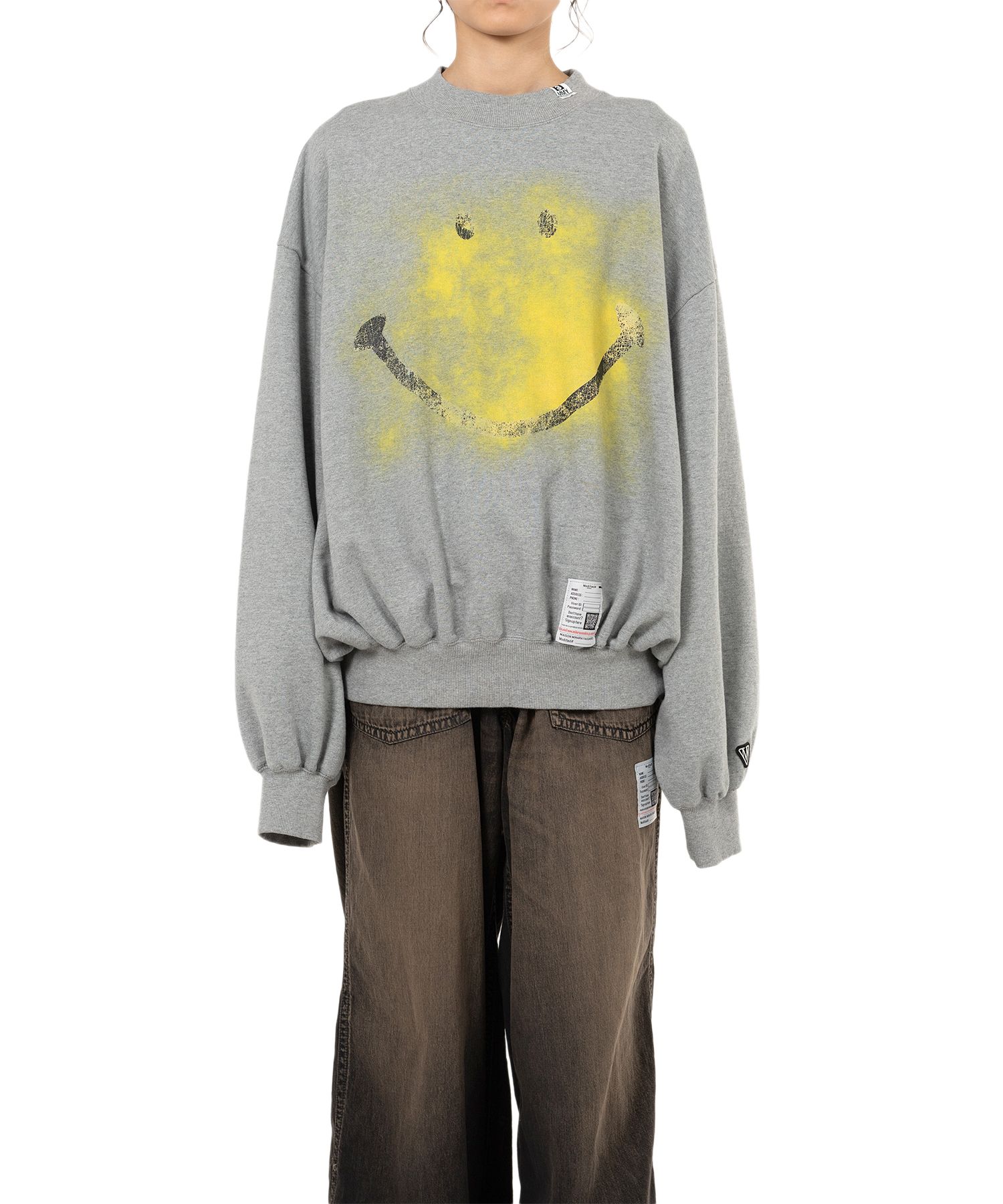 Smily Face Printed Sweatshirt