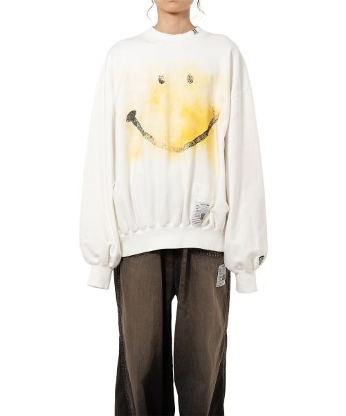 Smily Face Printed Sweatshirt