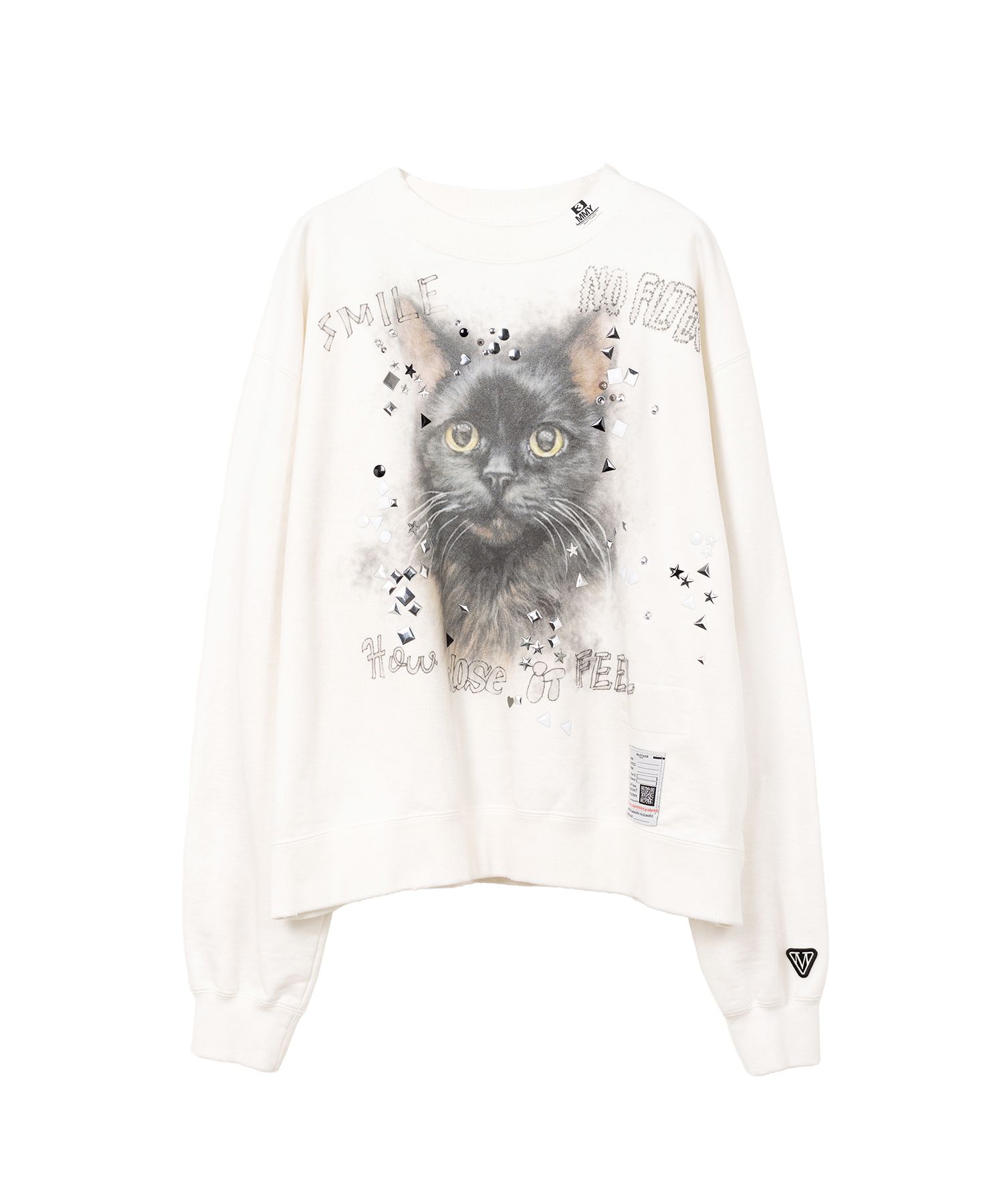 セール】Bleached Cat Print Sweatshirt（スウェット）｜Maison