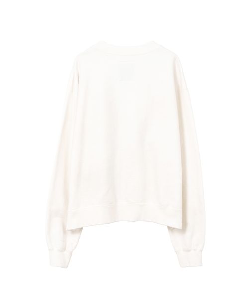 Cat Printed Embellished Distressed Sweatshirt