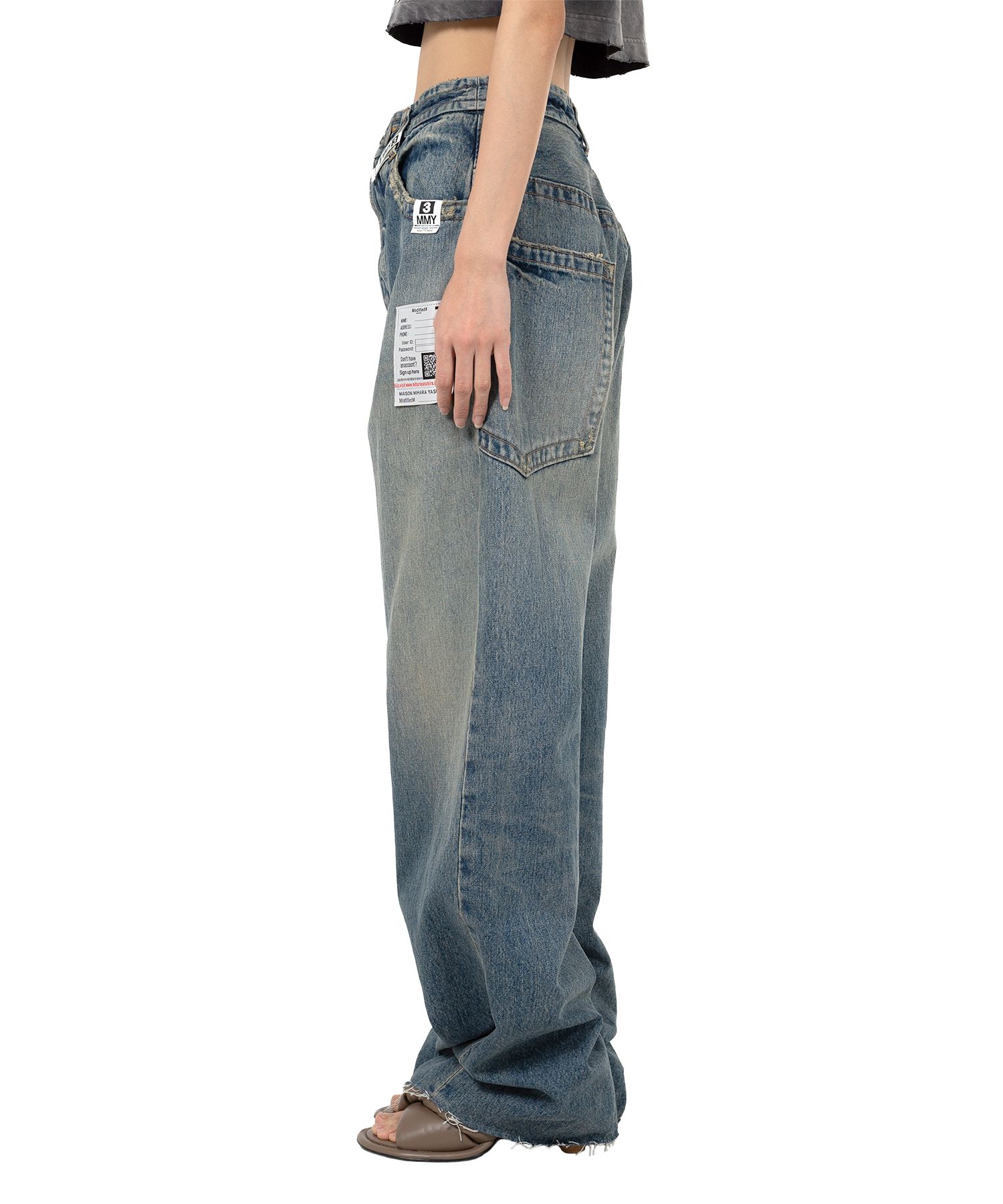 パンツ MMY Amateur Sewn Like Wide Denim Pants Maison MIHARA YASUHIRO ONLINE STORE（メゾンミハラヤスヒロ