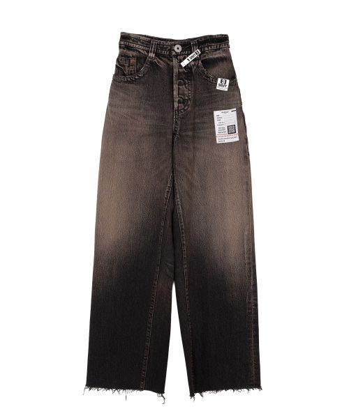 Amateur Sewn Like Wide Denim Pants