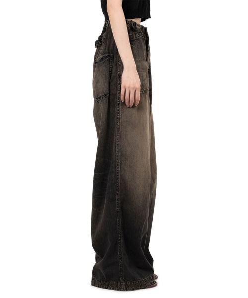 Light Denim Wide Pants