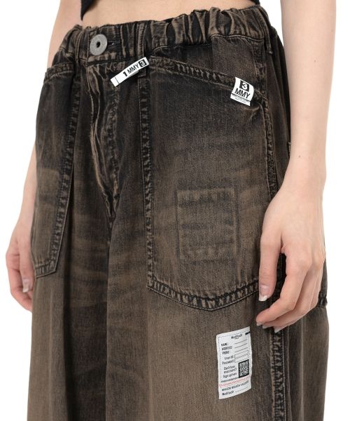 Light Denim Wide Pants