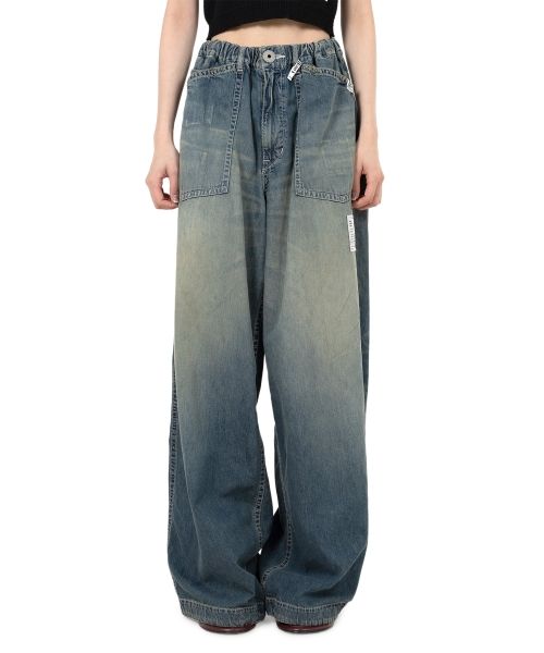 Light Denim Wide Pants