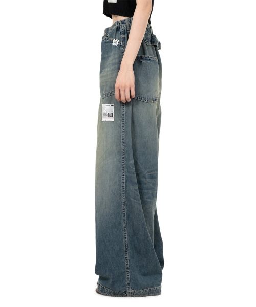Light Denim Wide Pants