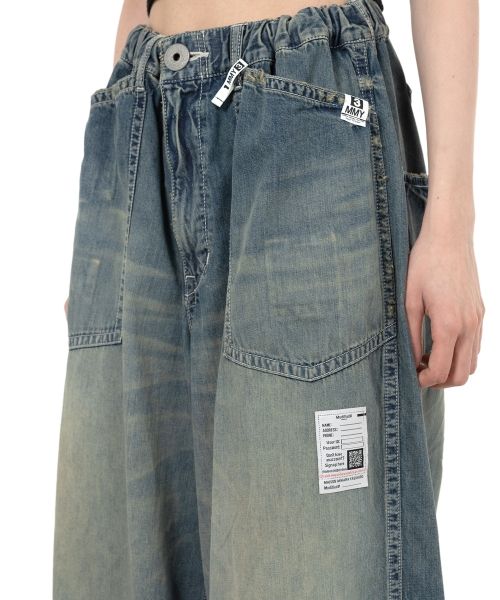 Light Denim Wide Pants