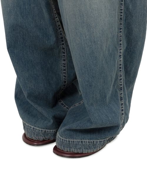 Light Denim Wide Pants