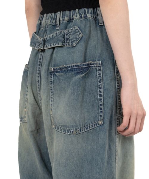Light Denim Wide Pants