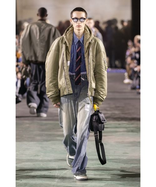 Light Denim Wide Pants