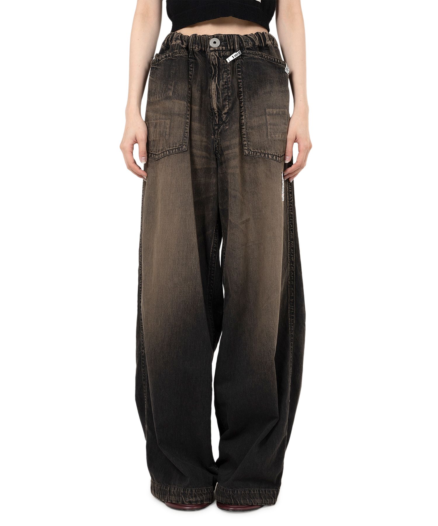 Light Denim Wide Pants