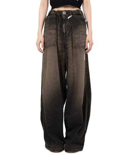 Light Denim Wide Pants