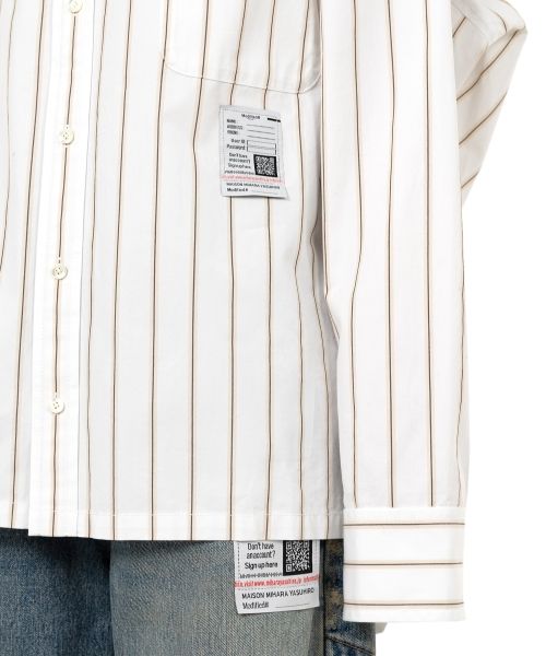 LEON Embroidery Stripe Shirt