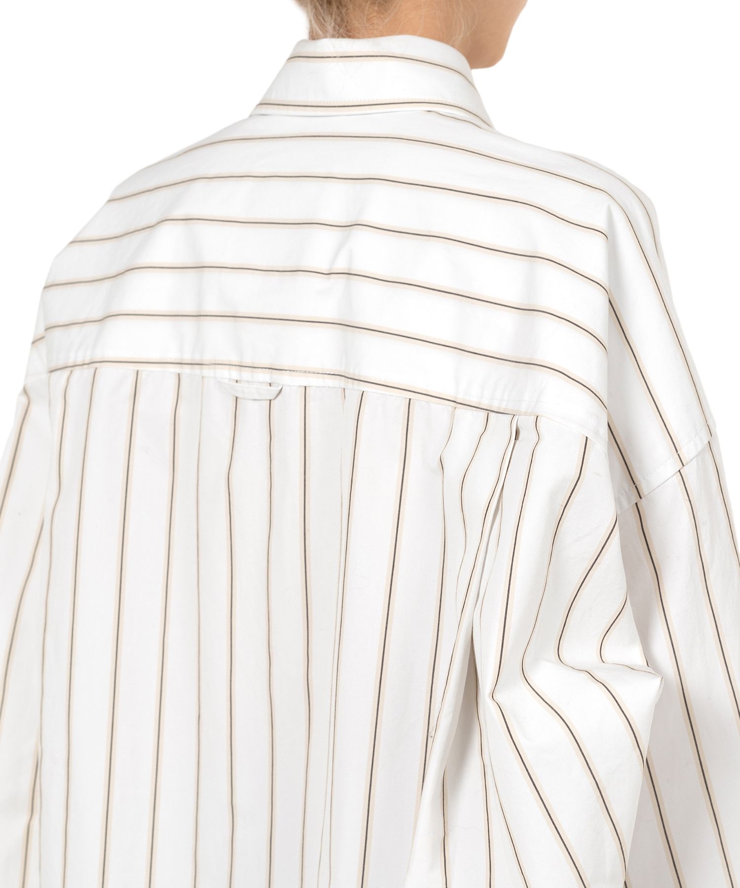 LEON Embroidery Stripe Shirt