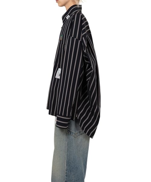 LEON Embroidery Stripe Shirt