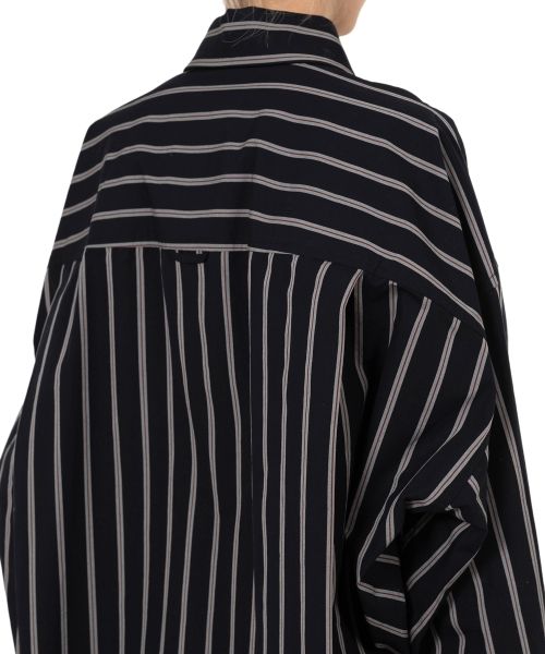 LEON Embroidery Stripe Shirt