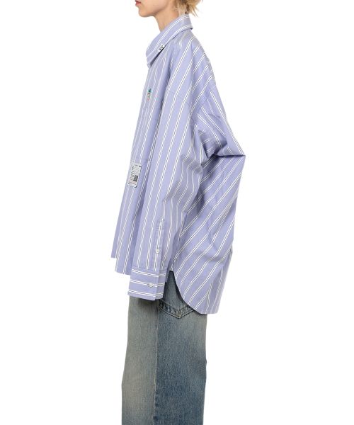 LEON Embroidery Stripe Shirt