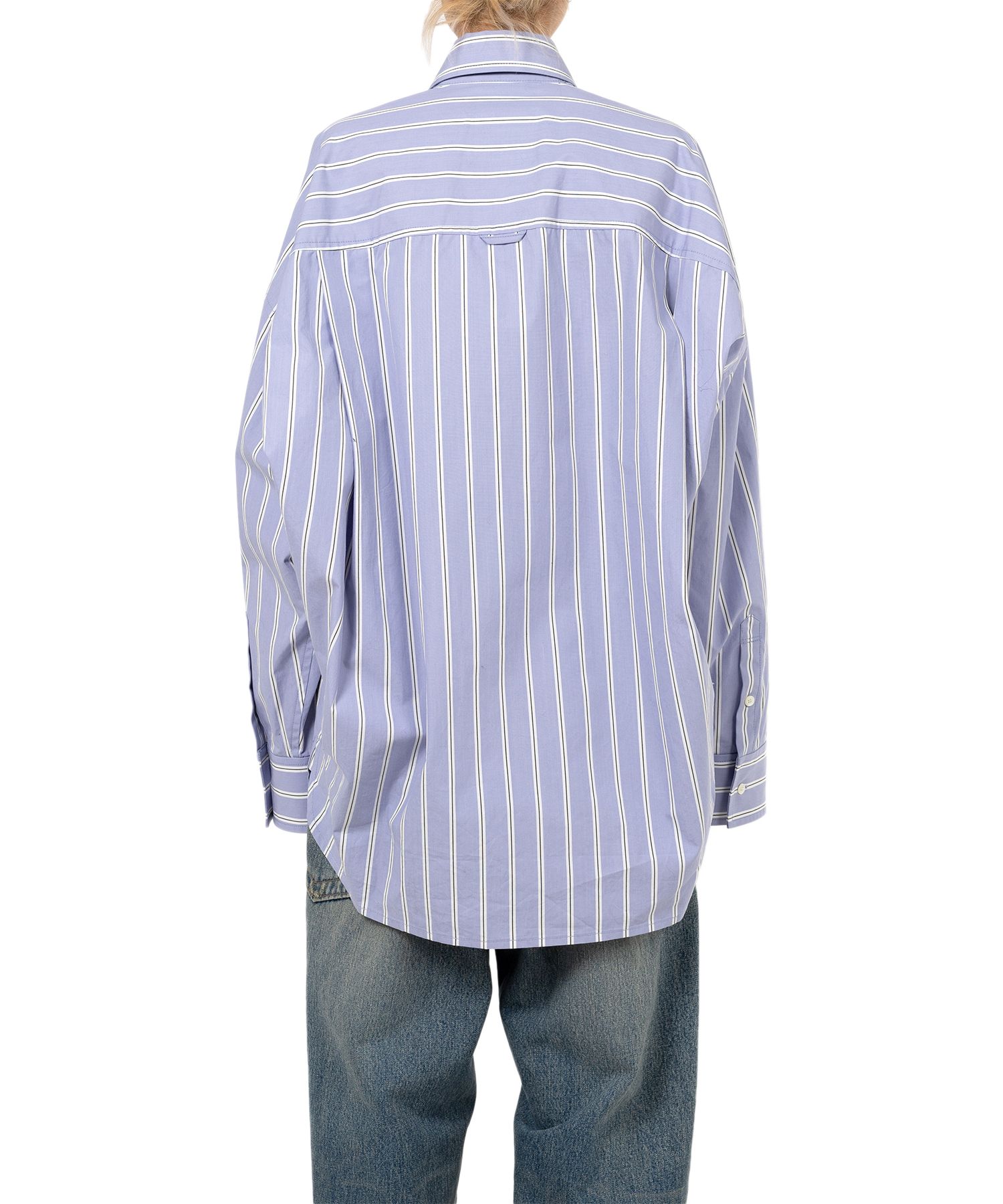 LEON Embroidery Stripe Shirt