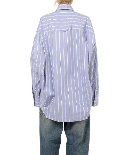 LEON Embroidery Stripe Shirt