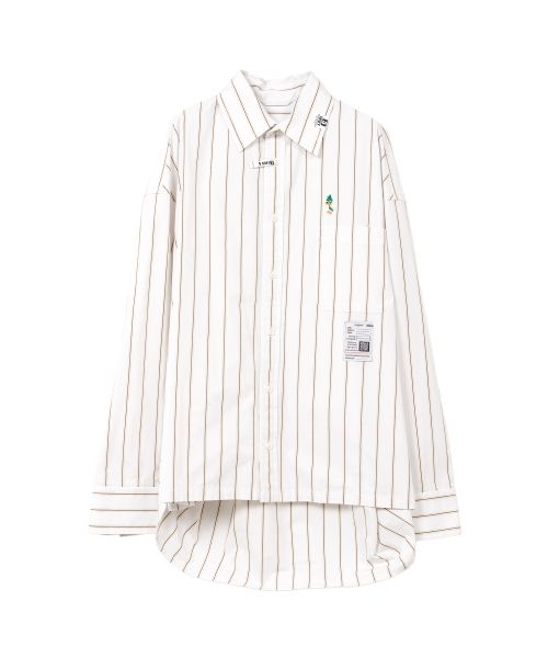 LEON Embroidery Stripe Shirt