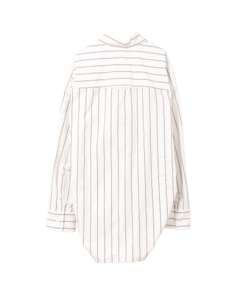 LEON Embroidery Stripe Shirt