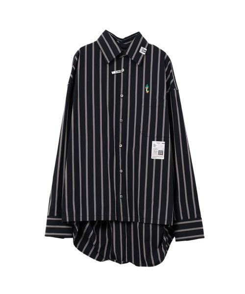 LEON Embroidery Stripe Shirt