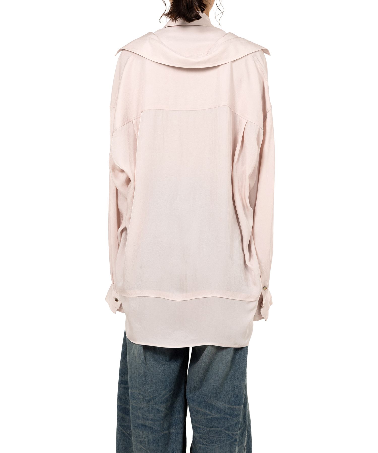 【未使用】 ミハラヤスヒロ DOUBLE LAYERED L/S SHIRT Maison MIHARA YASUHIRO ONLINE STORE（メゾンミハラヤスヒロ