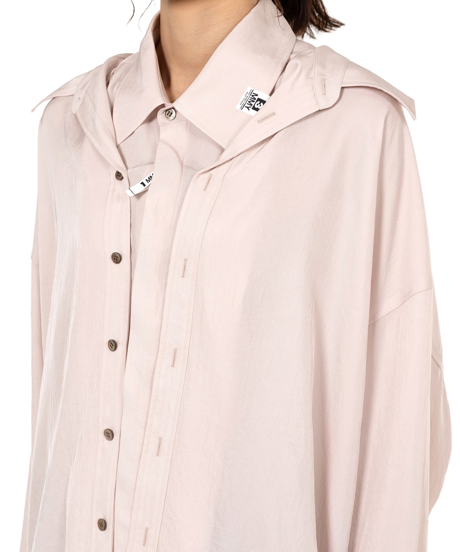 【未使用】 ミハラヤスヒロ DOUBLE LAYERED L/S SHIRT Maison MIHARA YASUHIRO ONLINE STORE（メゾンミハラヤスヒロ
