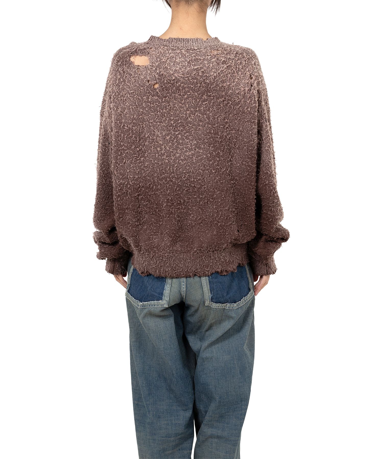 メゾン ミハラ ヤスヒロ Sun Faded Like Knit Sweater Maison MIHARA YASUHIRO ONLINE STORE（メゾンミハラヤスヒロ
