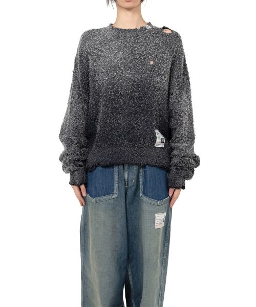 美品mihara yasuhiro 変形 ニット アシンメトリーM Maison MIHARA YASUHIRO ONLINE STORE（メゾンミハラヤスヒロ