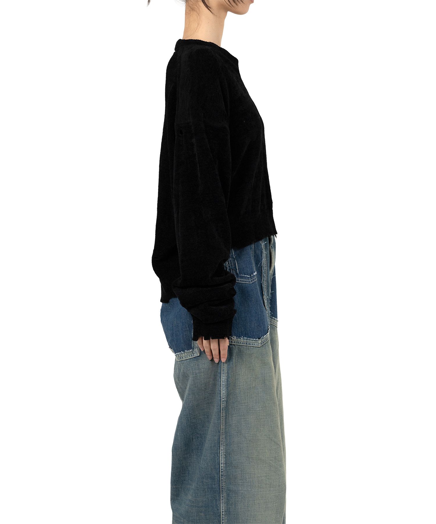 Distressed Knit Sweater