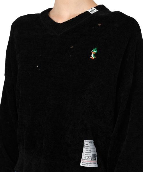 Distressed Knit Sweater