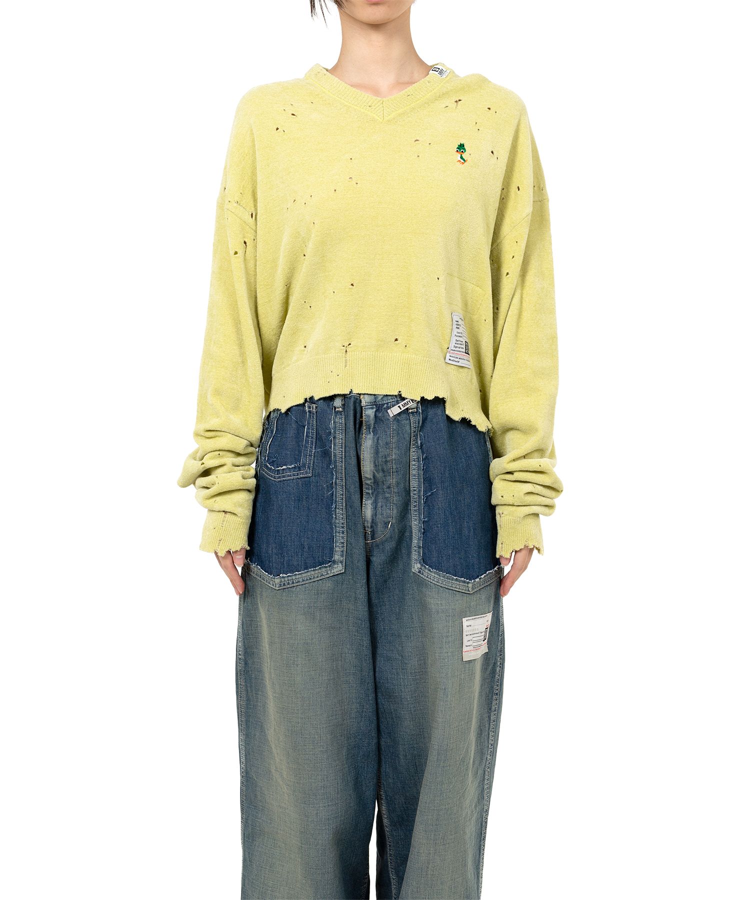 Distressed Knit Sweater