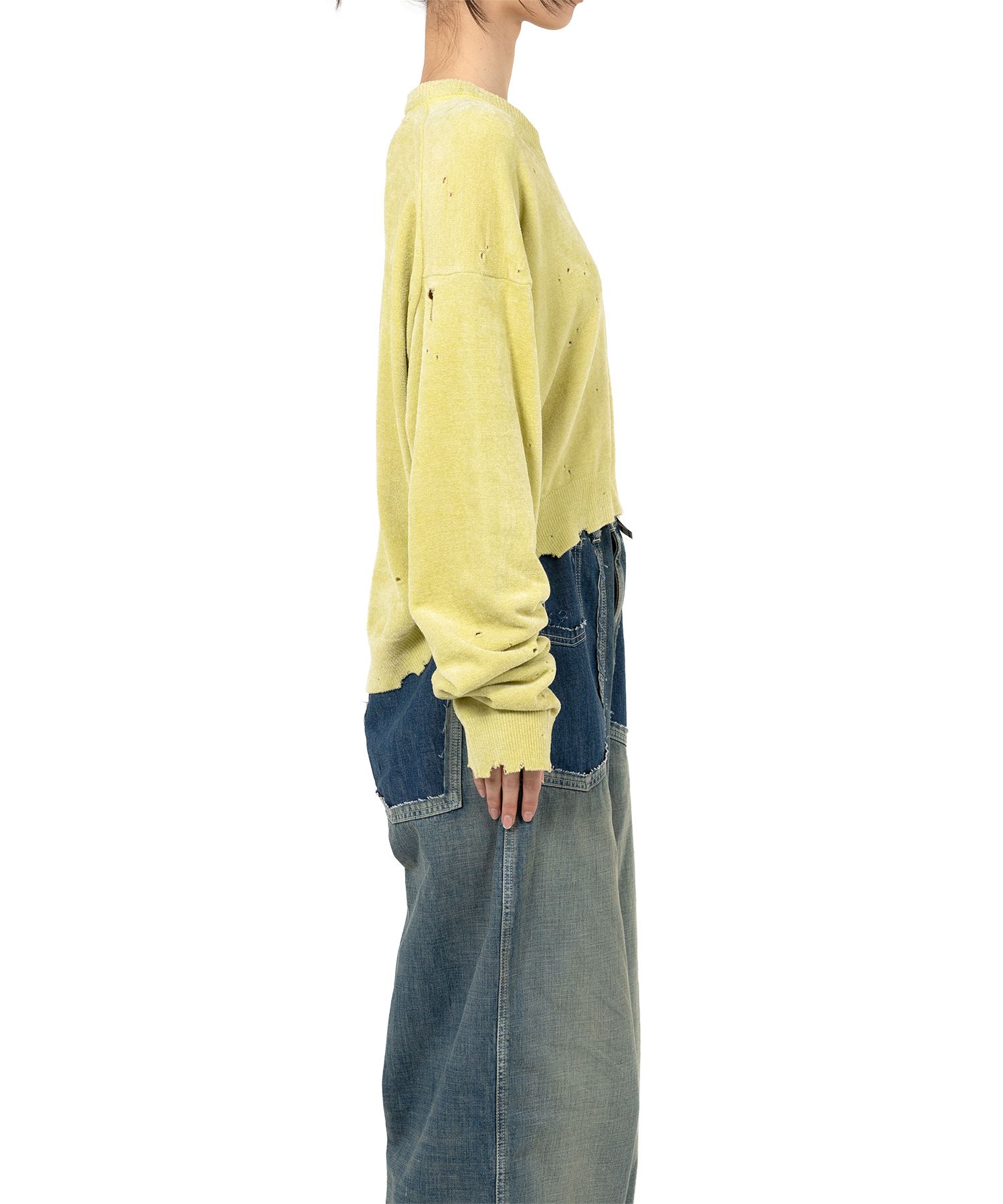 Distressed Knit Sweater