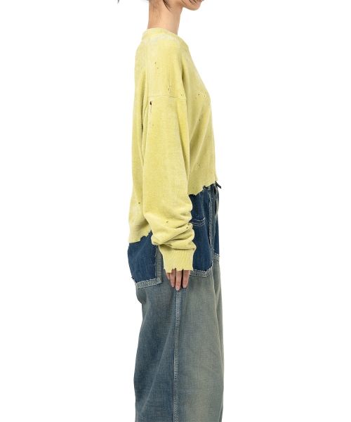 Distressed Knit Sweater