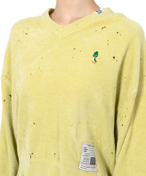 Distressed Knit Sweater